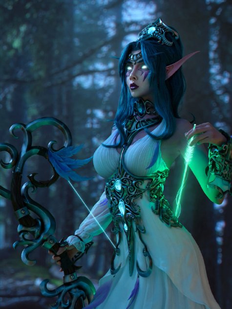 【COS正片】魔兽世界 泰兰德·语风cos cn肉扣热热子