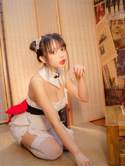 黑猫猫OvO - 中华风小白裙 [15P]