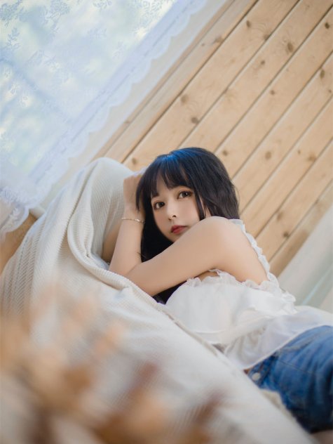 黑猫猫OvO - 夏日露脐雪纺衫 [16P]