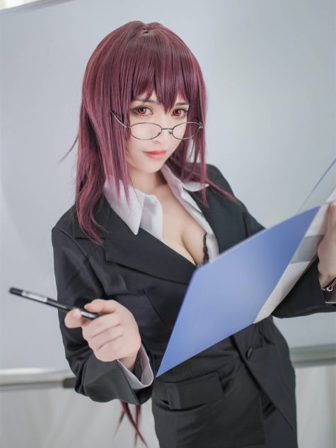 鳗鱼霏儿 - FGO 斯卡哈女教师 [17P]