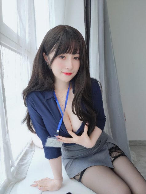 白银81 - 深蓝制服OL [135P]