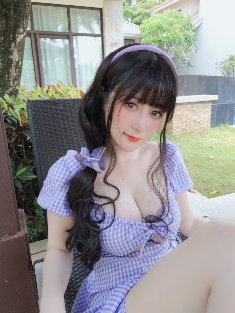 白银81 - 淡紫色格子裙自摄 [85P]