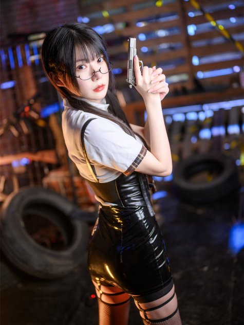 香草喵露露 - 2023兔年女警 [47P]